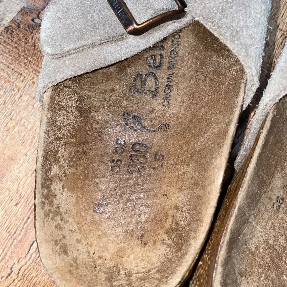 Betula Birkenstock taupe Arizona sandals 36